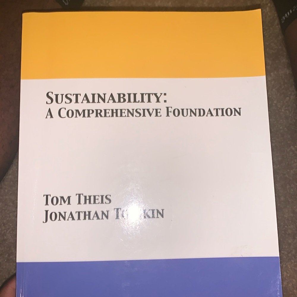 Sustainability a comprehensive foundation